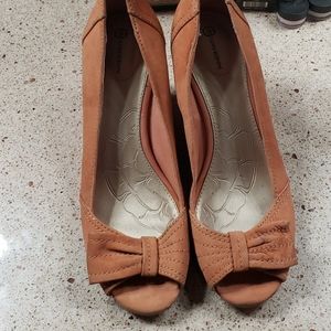 GIANI BERNINI NADIR OPEN TOE SHOES SZ 8.5